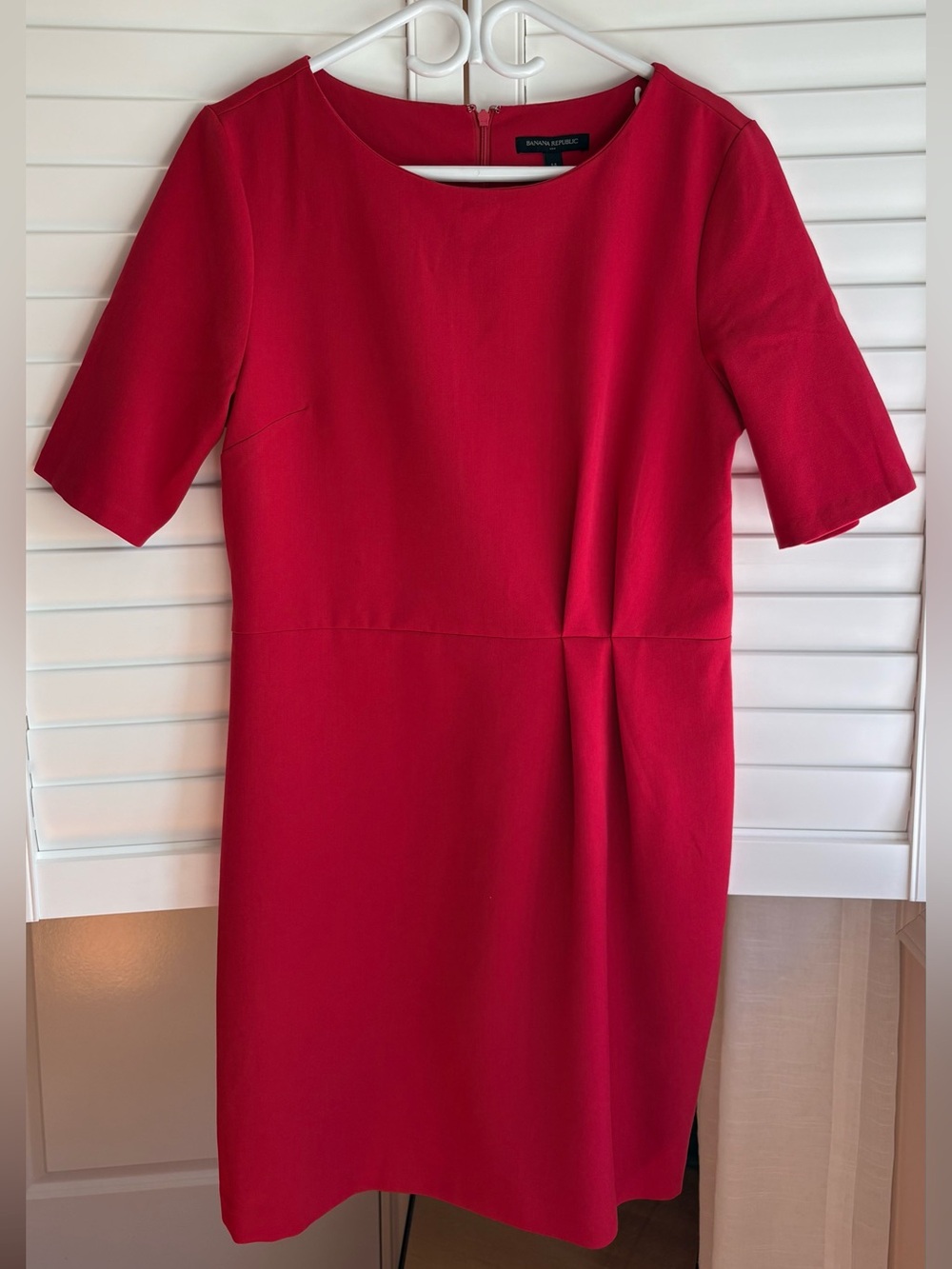 Banana Republic red dress size 14 NWT
